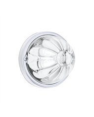 UP35034-Glass Watermelon Light Kit With 4 LED Light-White LED/Clear Lens