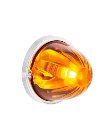 UP35074-UltraBurst Glass Watermelon Light Flush Mount Kit-Amber LED/Amber Lens