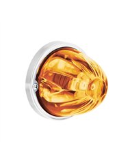 UP35076-UltraBurst Glass Watermelon Light Flush Mount Kit-Amber LED/Clear Lens