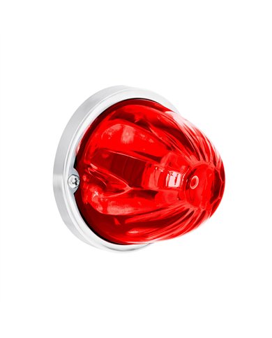 UP35079-UltraBurst Glass Watermelon Light Flush Mount Kit-Red LED/Red Lens