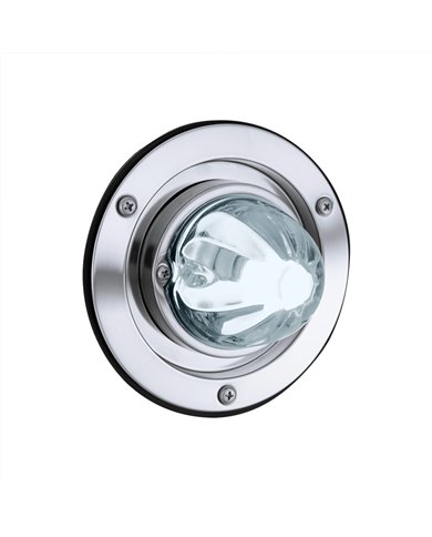 UP35334-Dual Function Glass Watermelon Sleeper Bunk Kit With 304 Stainless Steel Bezel & LED Bulb-Clear Lens/White LED