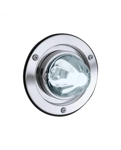 UP35334-Dual Function Glass Watermelon Sleeper Bunk Kit With 304 Stainless Steel Bezel & LED Bulb-Clear Lens/White LED
