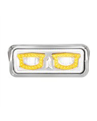 UP35716-High Power Chrome LED Headlight With Turn Signal And Position Light-Passenger