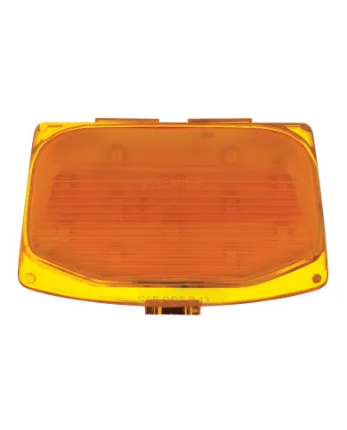 UP37120-12 LED Front Fender Tip Light For Harley Motorcycle- Amber LED/Amber Lens
