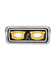 UP35718-High Power Blackout LED Headlight With Turn Signal And Position Light-Passenger