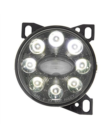 UP35856-9 LED Projector Fog Light With LED Position Lights For Peterbilt 579/587 & Kenworth T660 - Black