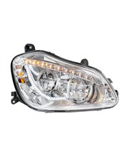 UP35890-High Power 45 LED Chrome Headlight With Sequential Turn Signal For 2013-2021 Kenworth T680-Passenger