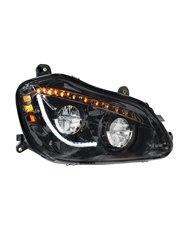 UP35892-High Power 45 LED Blackout Headlight With Sequential Turn Signal For 2013-2021 Kenworth T680-Passenger