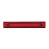 UP37166-10 LED Conspicuity Reflector Plate Light With Red Reflector - Red LED/Red Lens (Each)