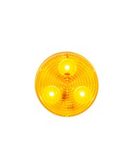 UP36107B-3 LED 2" Round Low Profile Light (Clearance/Marker) - Amber LED/Lens (Bulk)