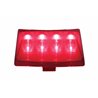 UP37204-8 LED Fender Tip Light For Harley Motorcycle- Red LED/Red Lens