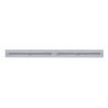 UP37218-Chrome Top Mud Flap Plate With Two 14 LED 12" Light Bars - Red LED/Clear Lens (Each)
