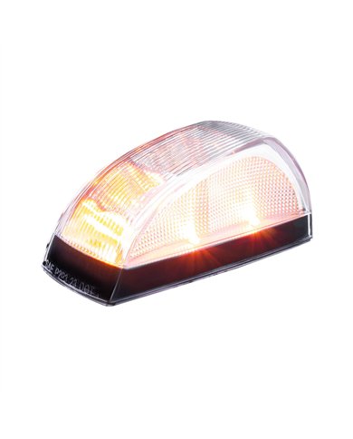 UP36378-8 LED Cab Light For Freightliner M2-Amber LED/Clear Lens