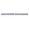 UP37223-Chrome Top Mud Flap Plate With Four 14 LED 12" Light Bars - Red LED/Clear Lens (Each)