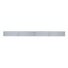 UP37224-Chrome Top Mud Flap Plate With Four 14 LED 12" Light Bars - Red LED/Chrome Lens (Each)