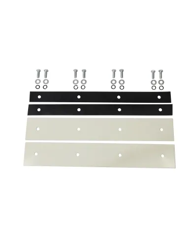 UP10804-24" X 6" Quarter Fender Top Mud Flap With Mounting Hardware (Pair)