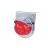 UP37249-Stainless Light Bracket With 17 LED Dual Function Watermelon Light & Visor - Red LED/Red Lens