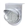 UP37254-Stainless Light Bracket With 17 LED Watermelon Light & Visor - Amber LED/Clear Lens