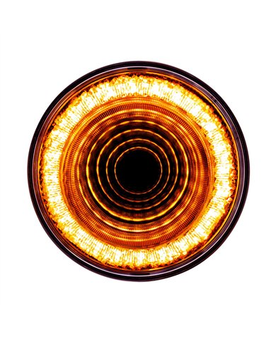 UP36655-24 LED 4" Mirage Light (Turn Signal) - Amber LED/Clear Lens