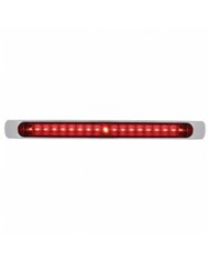 UP36833-19 LED 17" Light Bar With Bezel (Stop, Turn & Tail) - Red LED/Red Lens