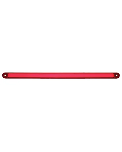 UP36862-24 LED Dual Function 12" GloLight Bar (Stop, Turn & Tail) - Red LED/Red Lens (Card)