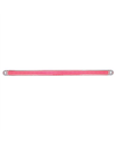 UP36864-24 LED Dual Function 12" GloLight Bar (Stop, Turn & Tail) - Red LED/Clear Lens (Card)