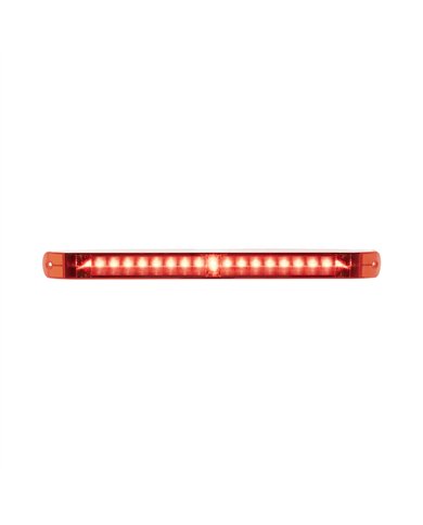 UP36887-19 LED 17" Light Bar (Stop, Turn & Tail) -Red LED & Lens