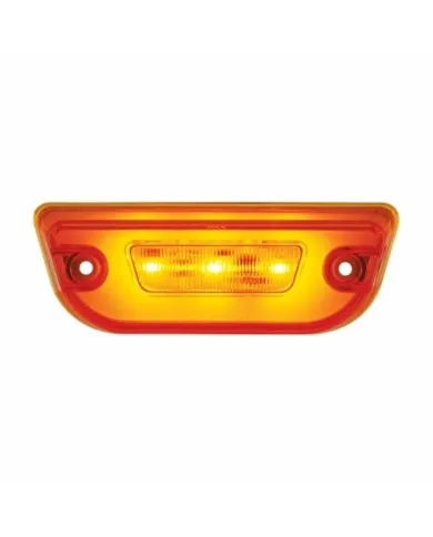 UP36891-11 LED GloLight Cab Light For Peterbilt 579 & Kenworth T680/T770/T880 - Amber LED/Amber Lens