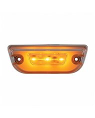 UP36892-11 LED GloLight Cab Light For Peterbilt 579 & Kenworth T680/T770/T880 - Amber LED/Clear Lens