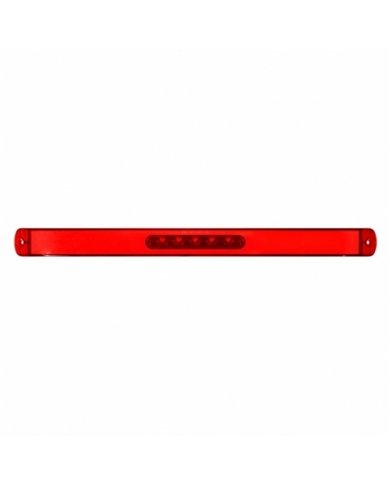 UP37080-28 LED 17" GloLight Bar (Stop, Turn & Tail) - Red LED/Red Lens