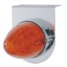UP37303-Stainless Light Bracket With 19 LED Watermelon Light - Amber LED/Dark Amber Lens