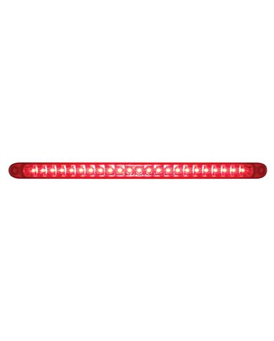UP37090-23 SMD LED 17-1/4" Reflector Light Bar Only (Stop, Turn & Tail) - Red LED/Red Lens