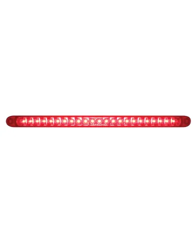 UP37090-23 SMD LED 17-1/4" Reflector Light Bar Only (Stop, Turn & Tail) - Red LED/Red Lens