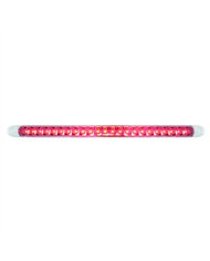 UP37092B-23 SMD LED 17-1/4" Reflector Light Bar Only (Stop, Turn & Tail) - Red LED/Clear Lens (Bulk)