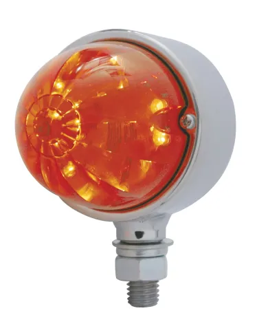 UP37309-17 LED Watermelon Single Face Light - Amber LED/Dark Amber Lens