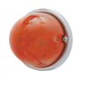 UP37311-17 LED Watermelon Flush Mount Kit With Low Profile Bezel - Amber LED/Dark Amber Lens