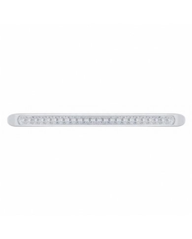 UP37513-23 LED 17-1/4" Reflector Light Bar With Bezel (Stop, Turn & Tail) - Red LED/Clear Lens