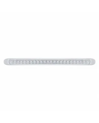 UP37513-23 LED 17-1/4" Reflector Light Bar With Bezel (Stop, Turn & Tail) - Red LED/Clear Lens