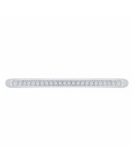 UP37513-23 LED 17-1/4" Reflector Light Bar With Bezel (Stop, Turn & Tail) - Red LED/Clear Lens