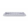 UP37326-Dual 10 LED 9" Turn Signal Light Bars - Amber LED/Clear Lens
