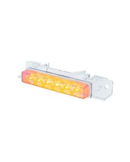 UP37590-6 LED Competition Series Exterior Visor Light For 1996-2024 Volvo VNL-Amber LED/Clear Lens