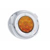 UP37402-10 LED Freightliner Daytime Running Light Conversion Kit With Visor (Driver) - Amber LED/Amber Lens