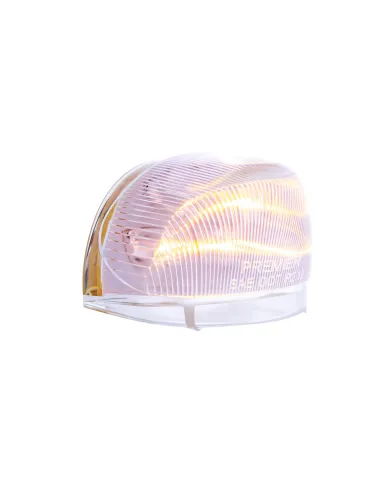 UP38003-5 LED Dual Function Guide 682-C Headlight Turn Signal Light - Amber LED/Clear Lens