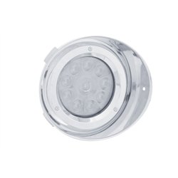 UP37413-10 LED DRL Conversion Kit Without Visor For Pre-2005 Freightliner Century- Passenger -Amber LED/Clear Lens