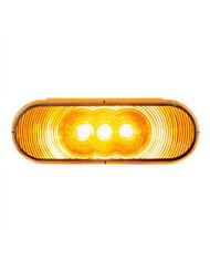 UP38066B-3 LED 6" Oval Light(Turn Signal)-Amber LED/Amber Lens