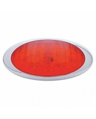 UP38215-40 LED Oval Phantom III Light (Stop, Turn & Tail) - Red LED/Red Lens