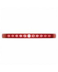UP38469-11 LED 17" Light Bar Only (Stop, Turn & Tail) - Red LED/Red Lens