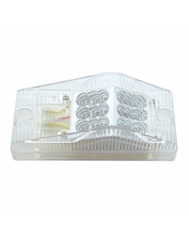 UP38579-18 LED Reflector Light (Park, Turn & Clearance) - Amber LED/Clear Lens