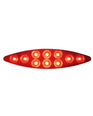 UP38797-10 LED "Cat's Eye" Light (Stop, Turn & Tail) - Red LED/Red Lens