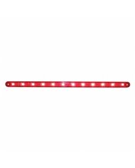 UP38862B-12 LED 12" Ultra Slim Light Bar Only (Stop, Turn & Tail) - Red LED/Red Lens (Bulk)